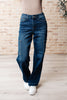 Leila High Rise Cargo Straight Jeans