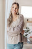 Less Conversation V-Neck Top