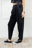 Limber Up Straight Leg Sweats in Black