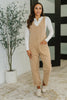Little Miss Picnic V-Neck Jumpsuit in Brush