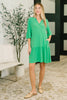 Lizzy Sunday Dress in Emerald