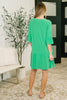 Lizzy Sunday Dress in Emerald