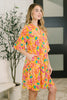 Lizzy Sunday Dress in Leaf Multi Floral