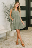 Lizzy Tiered Tank Dress in Pistachio
