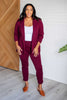 Magic Ankle Crop Skinny Pants in Wine