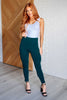 Magic Ankle Crop Skinny Pants in Hunter Green