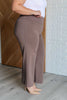 Magic Wide Leg Crop Pants in Dark Mocha