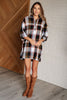 Make it Right Plaid Shirt Dress