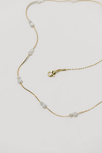 Making An Effort Delicate Beaded Necklace