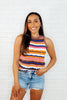 Max Aura Points Striped Knit Tank