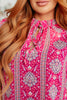 Moments Like This V-Neck Bell Sleeve Blouse