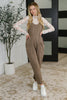 Mood Match Relaxed Spaghetti Strap Jumpsuit in Mocha