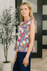 Mrs. Dependable Bow Detail Peplum Top
