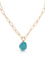 Turquoise Open Links Necklace
