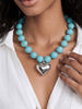 Luck and Love Turquoise Heart Necklace