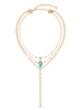 Turquoise Solstice Layered Necklace