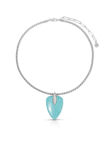 Turquoise Solstice Pendant Choker