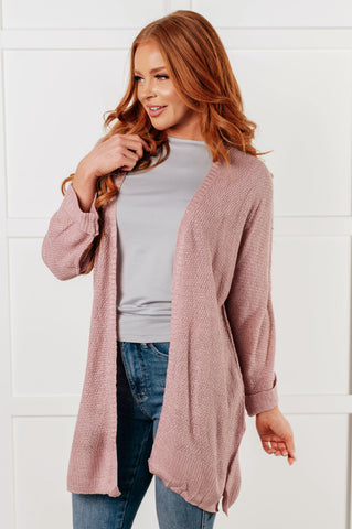 Coffee Date Color Block Cardigan