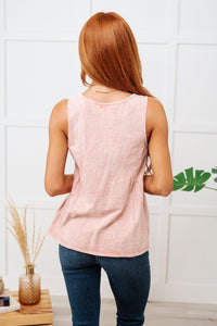 Never Second Best V-Neck Blouse in Peach