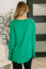 Nice to Each Other Raglan Sleeve Top in Kelly Green