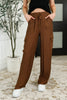 Off Duty Straight Leg Cargo Pants in  Brown