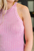 Offbeat Essential Mineral Washed Tank in Candy Pink