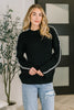One Stitch at a Time Pullover in Black
