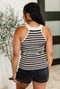 Perfect Conditions Striped Halter Tank