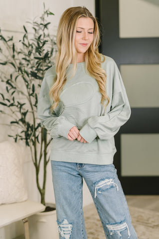 Deep Thoughts Striped Loose Knit Top