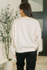 Petal Poise Floral Applique Pullover in Neutral