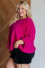 Pink Thoughts Chenille Blouse