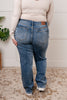 Quinn Mid Rise Cell Phone Pocket Dad Jeans