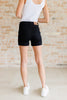 Reagan High Rise Button Fly Trouser Shorts