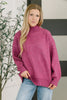 Right to the Core High Neck Pullover in Light Plum