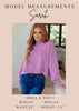 All Together Now Mock Neck Blouse