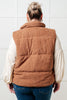 Set Me Up Corduroy Puffer Vest