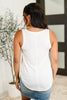 Simpler Times Basic V-Neck Tank in Off White