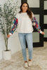 Sing a Melody Floral Sleeve Top