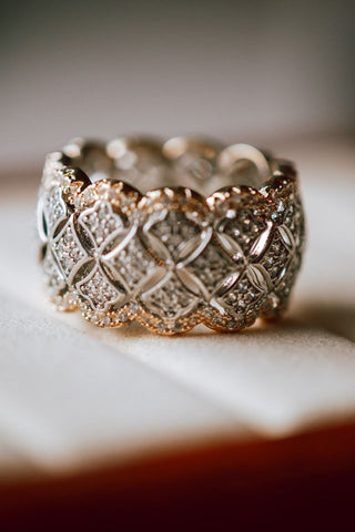 Kaia Champagne Rose Gold Ring