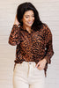 So Fierce Animal Print Blouse