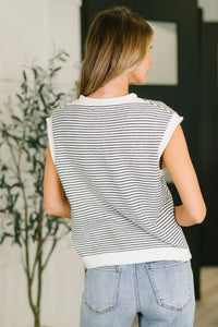 So Good It Hurts Cap Sleeve Button Down