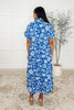 Soft Sonata V-Neck Dress in Blue