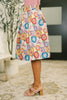 Sound Mind Floral Midi Skirt