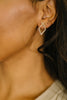 Steal Your Breath Geometric Rhombus Stud Earrings
