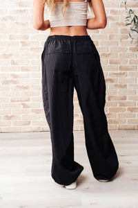 Step Up Joggers in Black