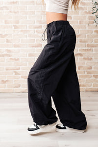 Step Up Joggers in Black