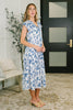 The Missing Piece Tiered Flutter Sleeve Dress