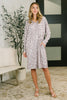 The Person You Are V-Neck Leopard Print Dress
