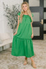 The Way We Were Square Neck Midi Dress