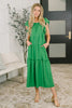 The Way We Were Square Neck Midi Dress